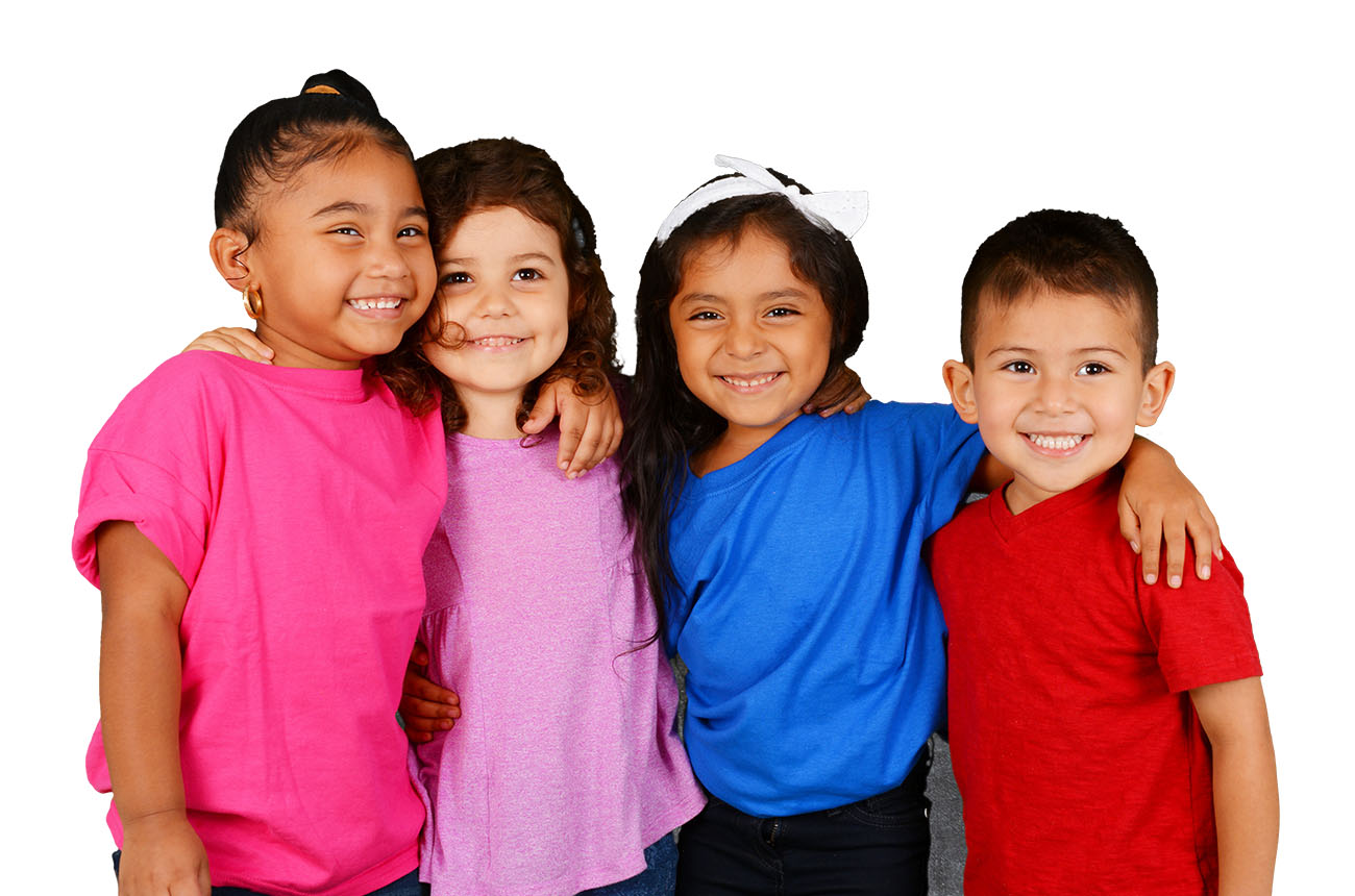 kids with backpacks ready for school